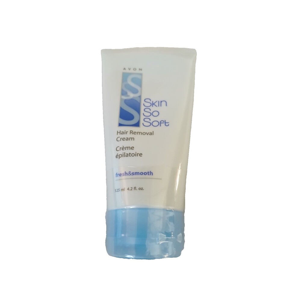 AVON Skin So Soft Hair Removal Cream (4.2 fl oz / 125 ml) Fresh & Smooth -SEALED